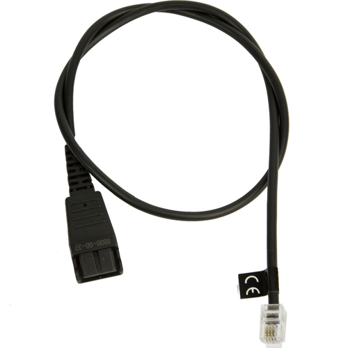 JABRA NEDRE HEADSETSLADD RAK 0.5M QD/4PIN