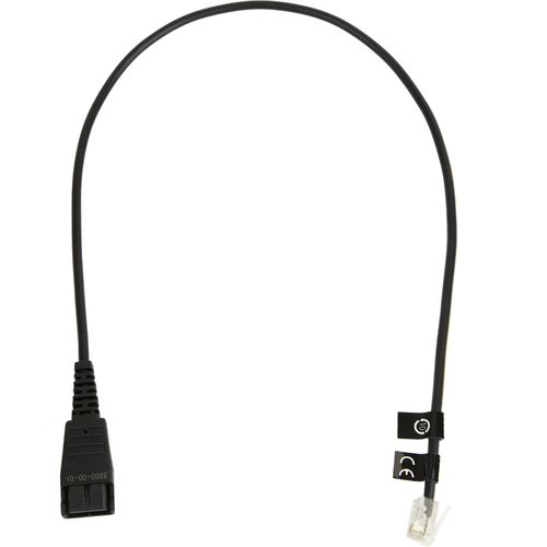 JABRA QD CORD TO RJ10 STRAIGHT 0.5M