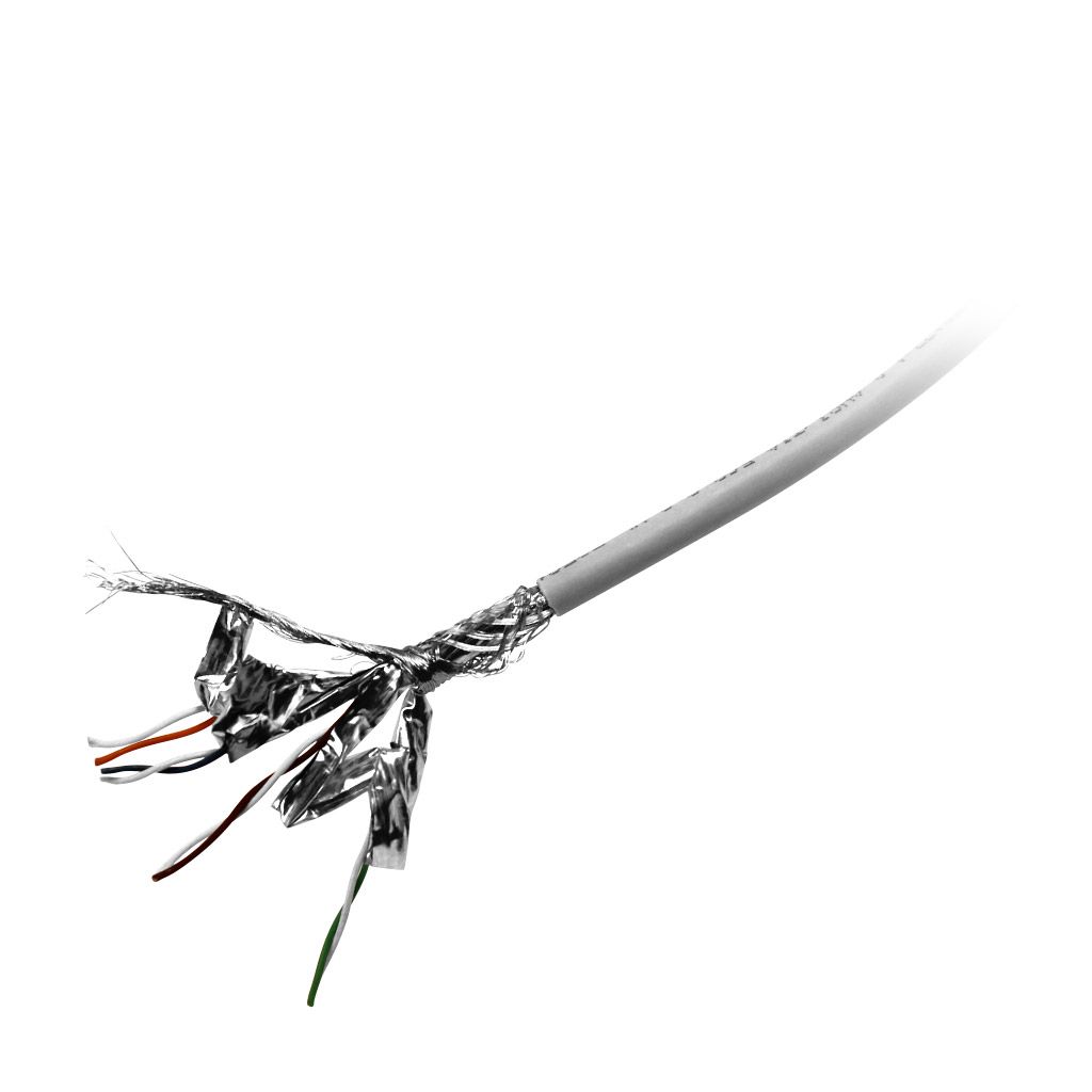 Kabel 500MHz, CAT6A, S-STP(S/FTP), Patchkabel(flex), grau, Hal, 305m Pull out Box, Synergy21