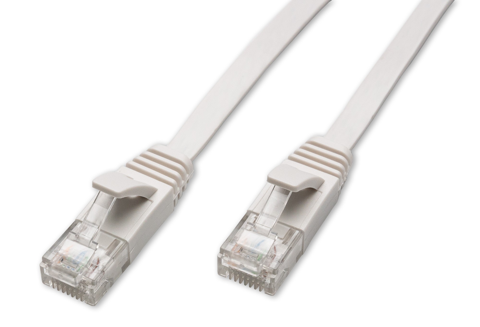 Cable patch cable CAT 6a cable for network, LAN and Ethernet 0.5m white