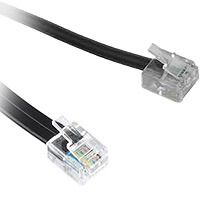 Cable TK DSL RJ45/RJ11 plug, 6m, black