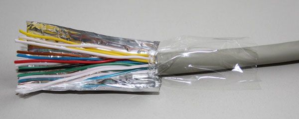 Cable TK-Install 8x2x0.6mm² round 100m, ring, rigid core, PVC