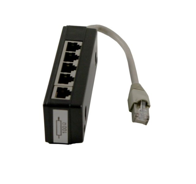Cable TK ISDN distributor 5-fold, with resistor, Synergy 21