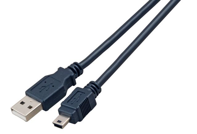 EFB Elektronik K5250SW.1V2 USB-A to Mini USB-B 1m Sort