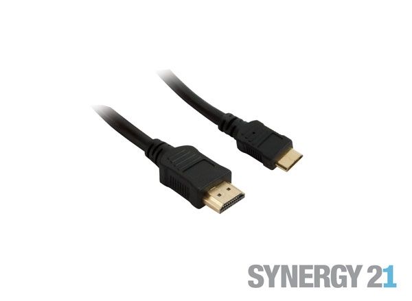 Kabel Video HDMI 1.4 => HDMI-mini, ST/ST, 5m, Ultra HD 4K*2K 3840*2160@30hz 4:4:4 8bit, Synergy21