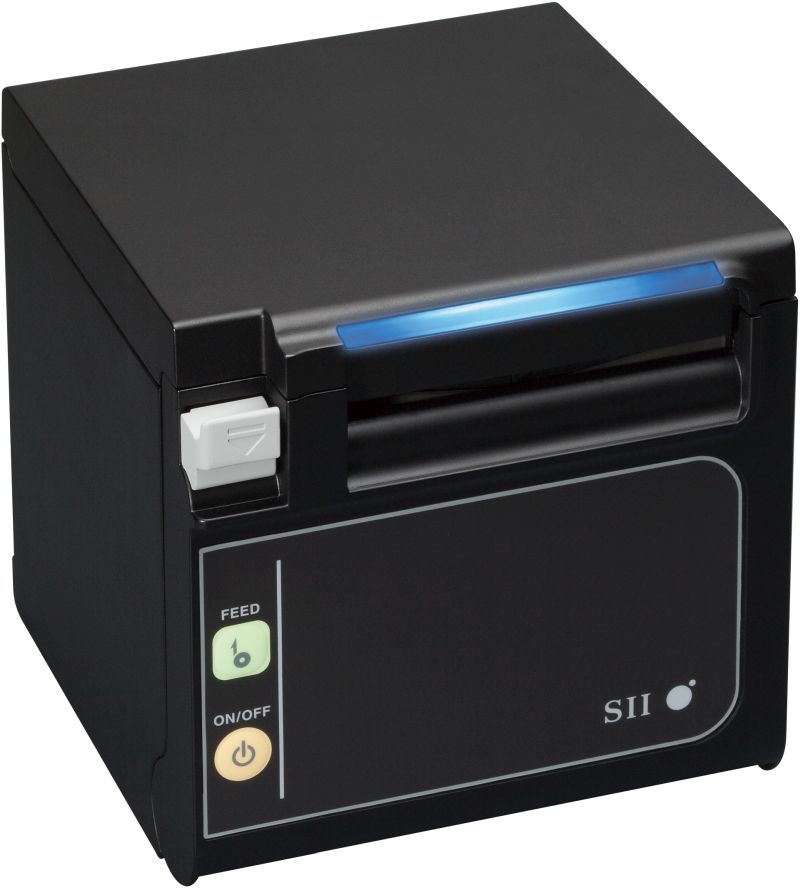 Cash register printer/receipt printer Seiko RP-E11, LAN, black (RP-E11-K3FJ1-E-C5)