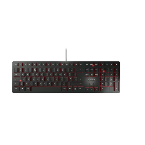 KC6000 SLIM CORDED KB UK BLACK UK-ENGLISH - BLACK