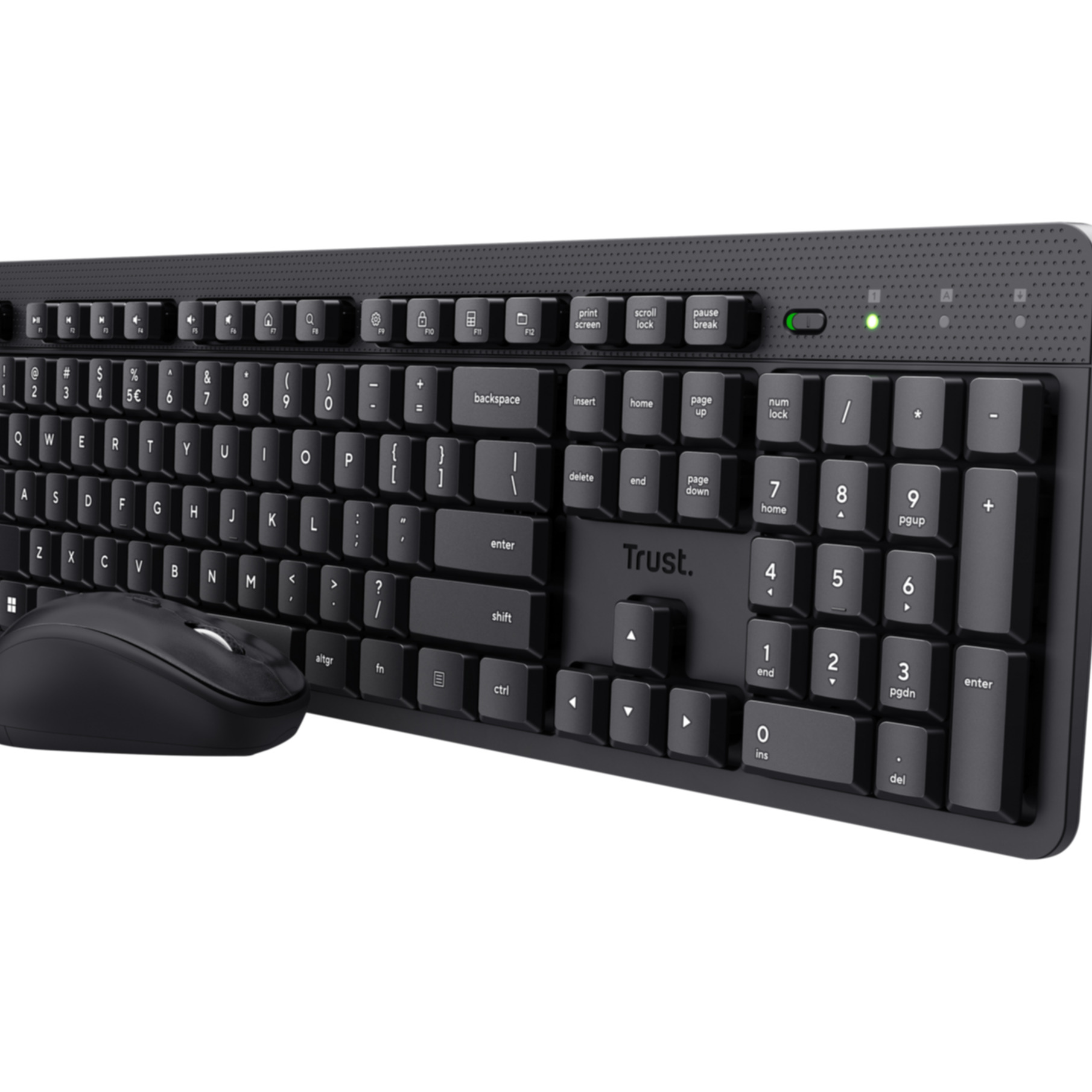 Keyboard & Mouse Trust Wired Combo Ody II black (DE) (25021)