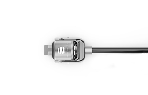KEYED T-BAR CABLE LOCK - BLACK .