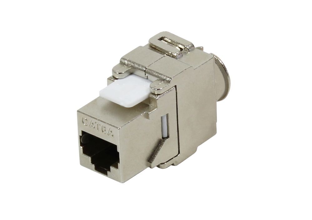 Keystone, module, TP socket (RJ45), CAT6A, 500MHz, large, Synergy 21
