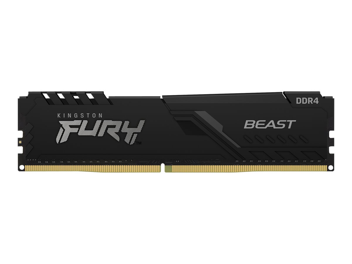Kingston Technology FURY Beast 32GB 3200MT/s DDR4 CL16 DIMM (Kit of 2) 1Gx8 Black