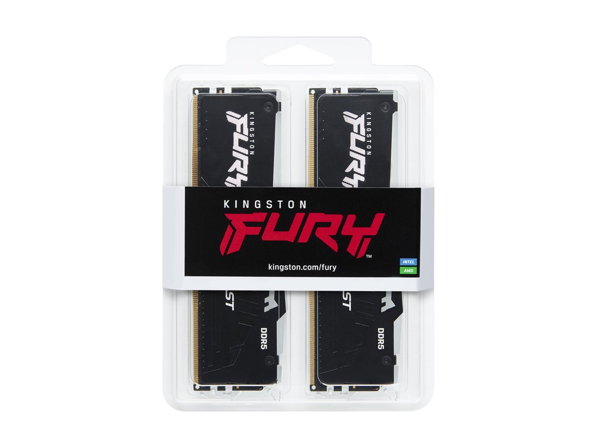 Kingston Technology FURY Beast 32GB 5600MT/s DDR5 CL40 DIMM (Kit of 2) RGB