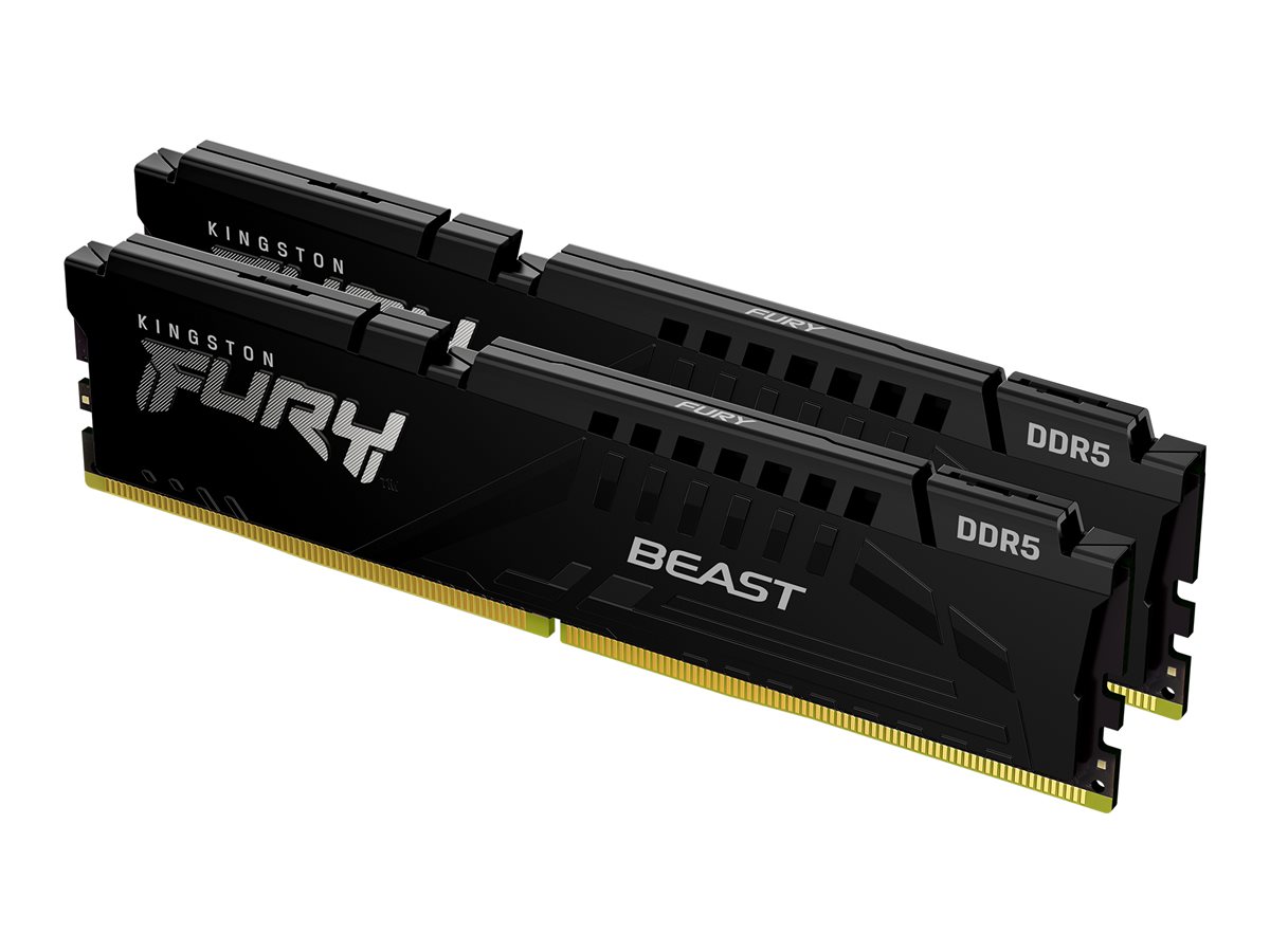 Kingston Technology FURY Beast 32GB 6000MT/s DDR5 CL30 DIMM (Kit of 2) Black EXPO