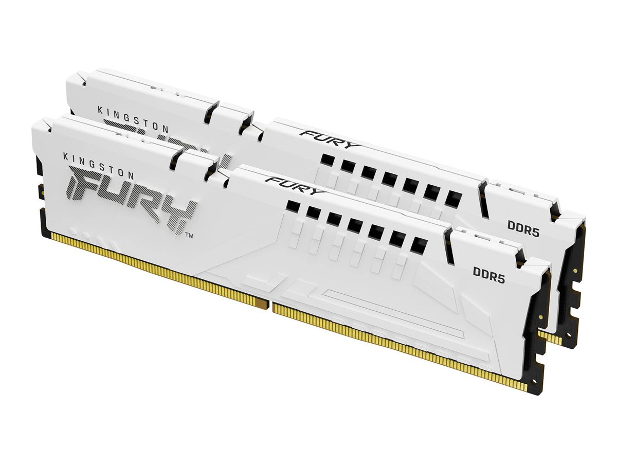 Kingston Technology FURY Beast 32GB 6000MT/s DDR5 CL30 DIMM (Kit of 2) White EXPO