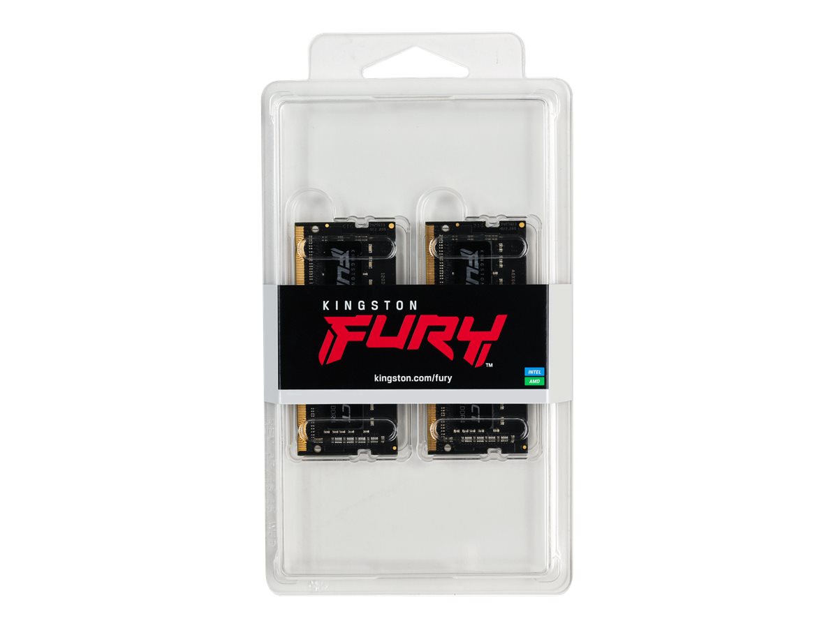 Kingston Technology FURY 64GB 3200MT/s DDR4 CL20 SODIMM (Kit of 2) Impact