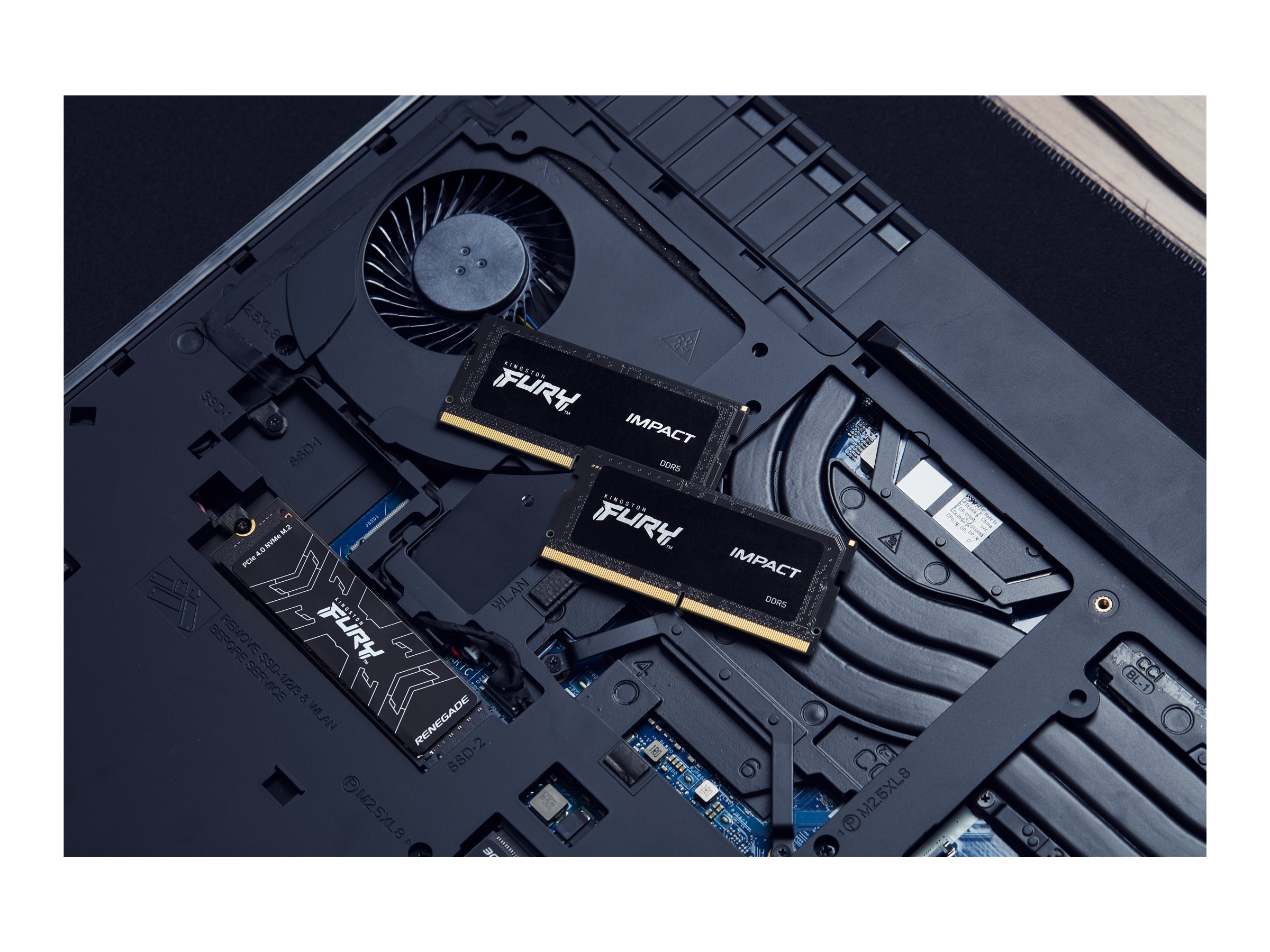 Kingston Technology FURY 32GB 6400MT/s DDR5 CL38 SODIMM (Kit of 2) Impact XMP