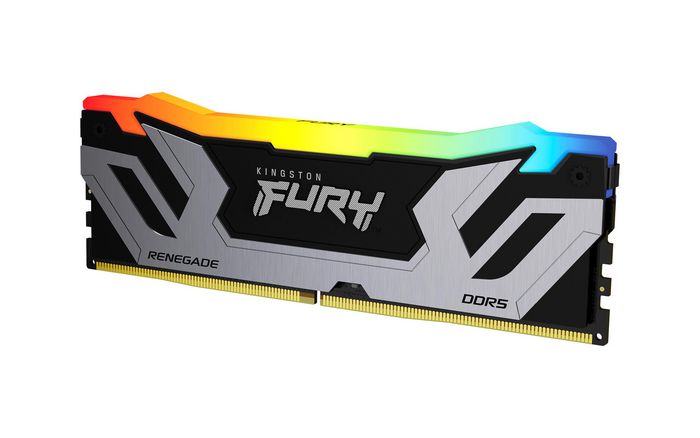 Kingston 24GB 8400MT/s DDR5 CL40 CUDIMM FURY Renegade RGB Silver XMP