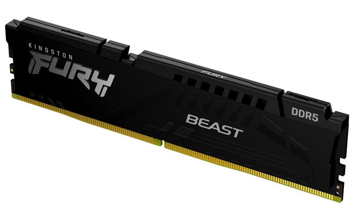 Kingston 16 GB DDR5 5600 MHz, CL40, Non-ECC, Unbuffered DIMM, 1RX8, 40-40-40, 1.35V, 288-pin, 16Gbit, Beast Black