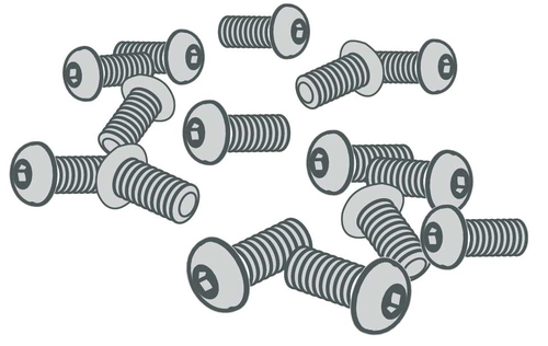 KIT PRINTHEAD MOUNTING SCREW QTY 5 ZE500 SERIES