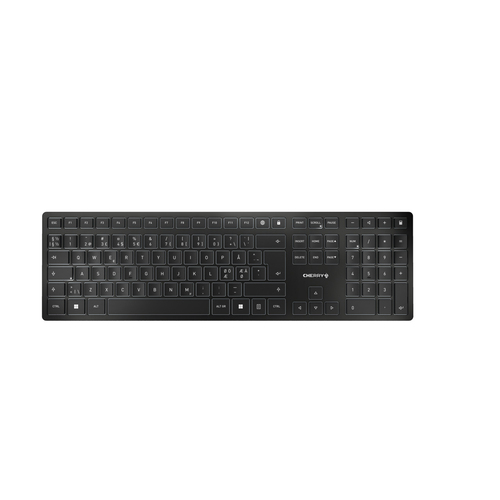 KW9100 SLIM WRLS KB PAN BLACK PAN-NORDIC - BLACK