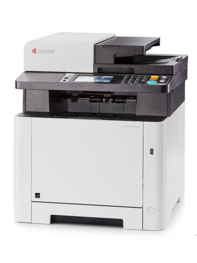 Kyocera 9600 x 600 DPI, 26 ppm, A4, 800 MHz, 512 MB, G3, 33.6 kbps, USB 2.0, Wi-Fi, RJ-45, SD/SDHC, 417 x 429 x 495 mm, 26000 g