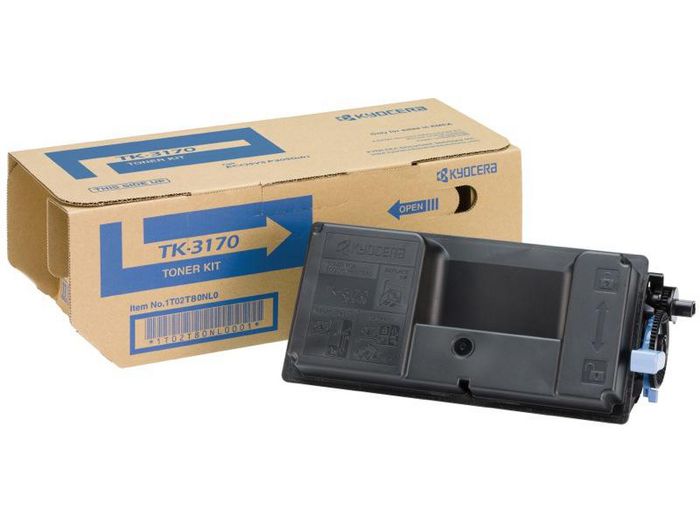 Kyocera Toner, Black, 15500 p, f/ ECOSYS, P3050dn, P3055dn, P3060dn