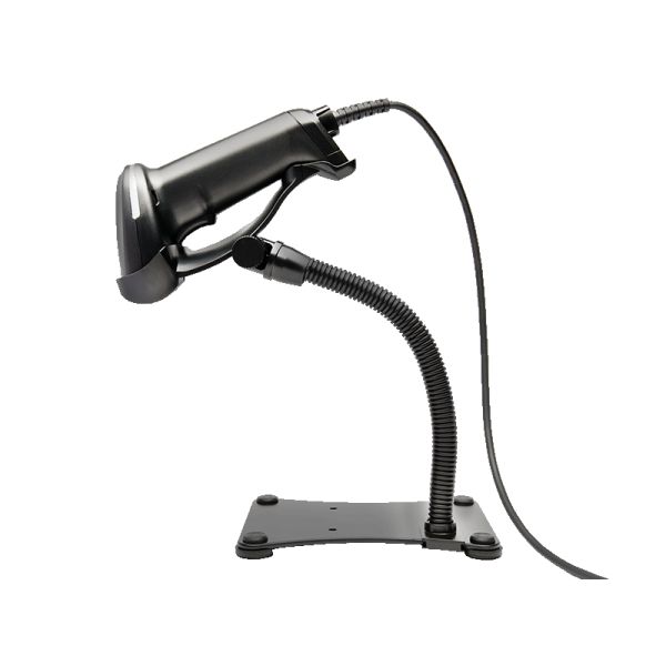 Opticon L-46R,High speed 1D Laser,100 scan/sec,Manual/Auto-trigger/Stand detect,USB,Stand incl,Black,1.8m drop