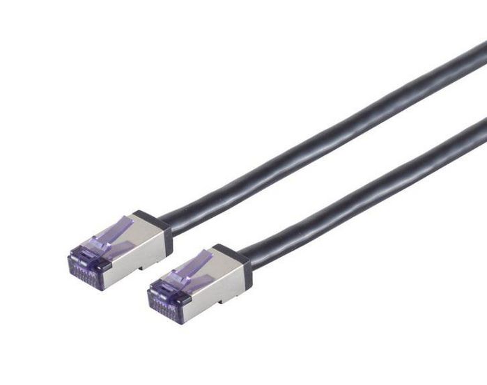 Lanview CAT6A S/FTP High-Flex Network Cable 15m, Black