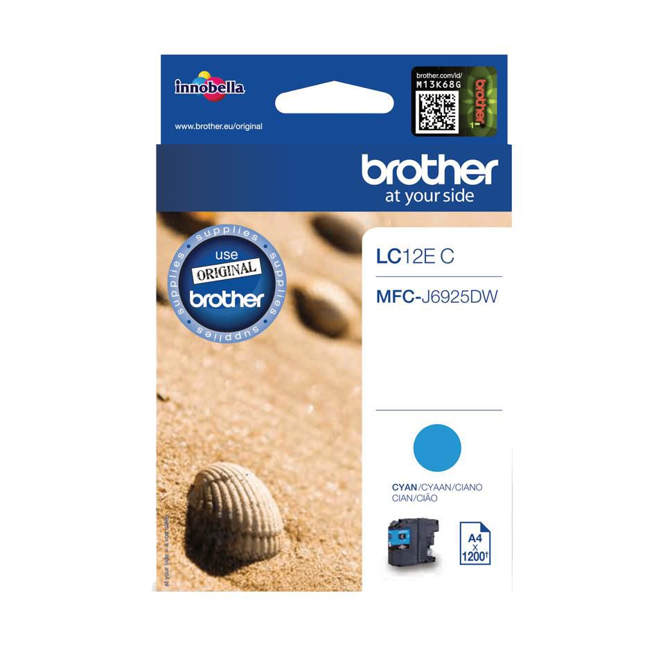 Brother LC12EC ink cartridge 1 pc(s) Original Cyan
