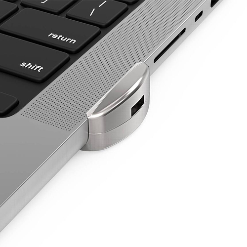 LEDGE LOCK ADAPTER MACBOOK PRO 14IN M1/M2/M3/M4 +KEYED CBL LOCK