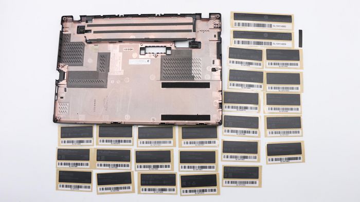 Lenovo Bottom cover, black, PA+GF50