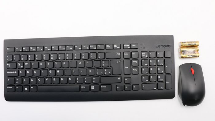 Lenovo Kit 2in1, Spanish, Black