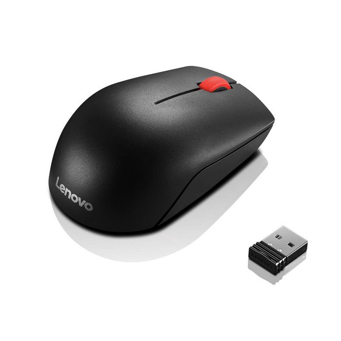 Lenovo 3 buttons, Optical, 1 x AA, Black