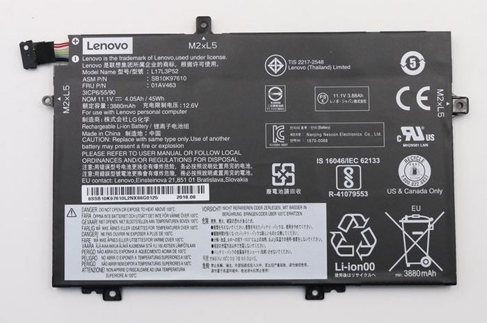 Lenovo - batteri til bærbar computer