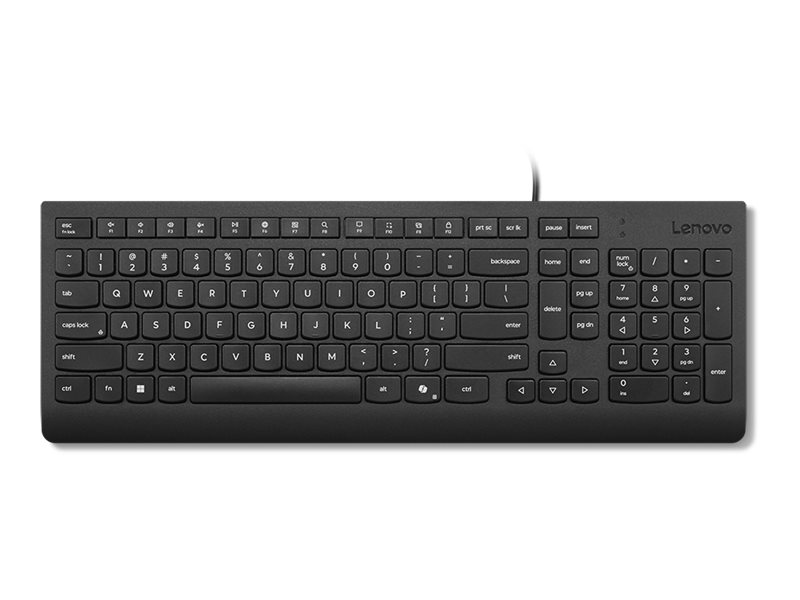 Lenovo 4Y41R64681 keyboard Home/Office USB Nordic Black
