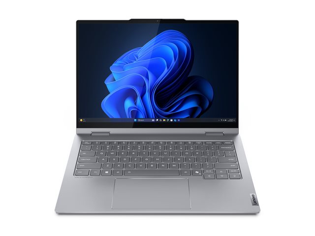 Lenovo ThinkBook 14 2-in-1 G5 IAU Intel Core Ultra 7 255U Hybrid (2-in-1) 35.6 cm (14") Touchscreen WUXGA 32 GB DDR5-SDRAM 512 GB SSD Wi-Fi 6E (802.11ax) Windows 11 Pro Nordic Grey