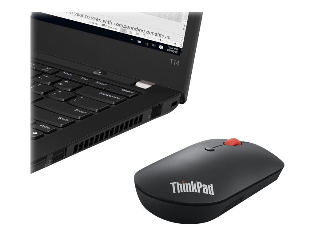 Lenovo 4Y50X88822 mouse Gaming Ambidextrous Bluetooth Optical 2400 DPI