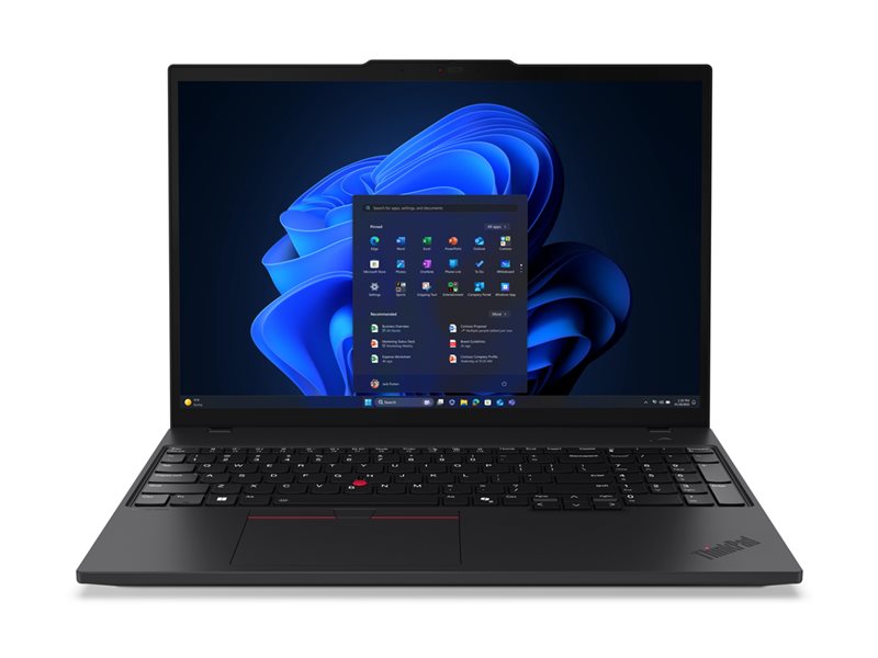 Lenovo ThinkPad T16 Gen 4 (Intel) Intel Core Ultra 5 225U Laptop 40.6 cm (16") WUXGA 16 GB DDR5-SDRAM 512 GB SSD Wi-Fi 6E (802.11ax) Windows 11 Pro Nordic Black