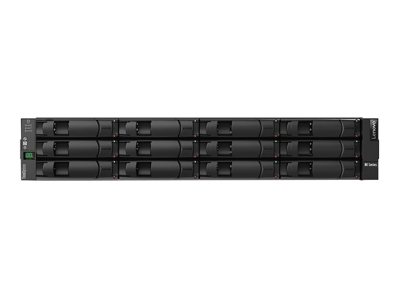 Lenovo ThinkSystem DE120S disk array Rack (2U) Black
