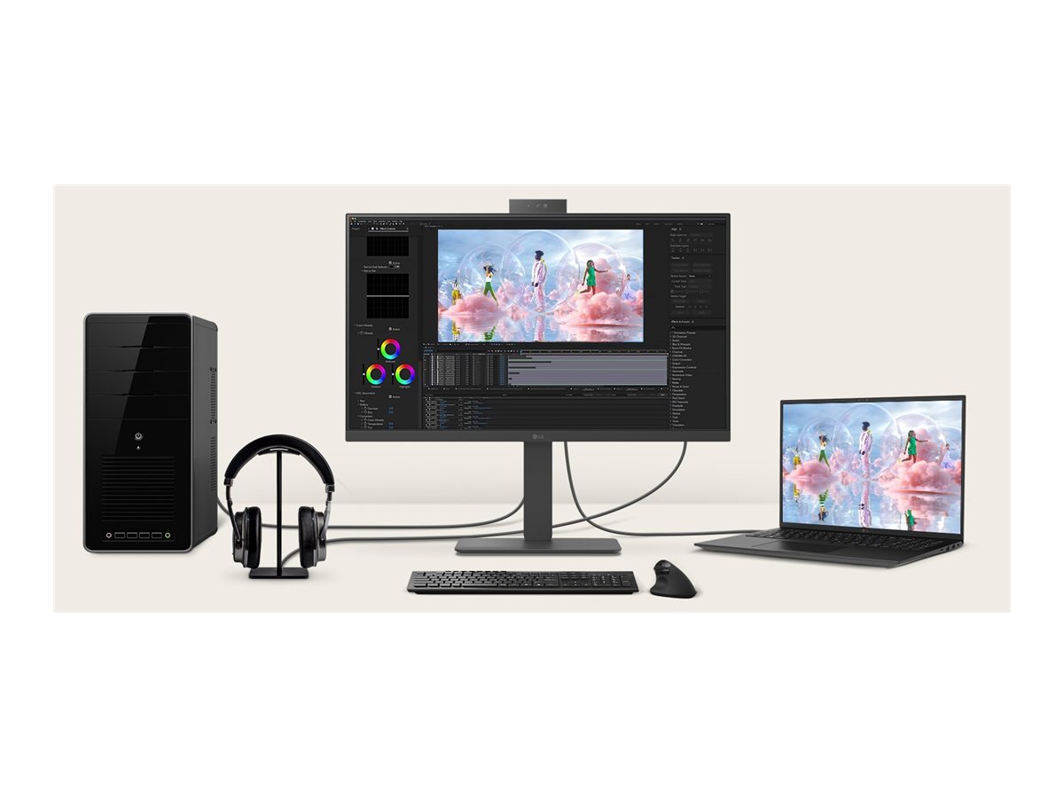 LG 24BA850-B computer monitor 60.5 cm (23.8") 1920 x 1080 pixels Full HD Black