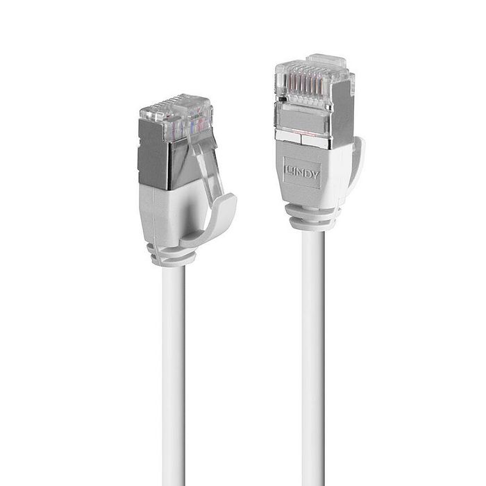 Lindy 1.5m Cat.6A U/FTP LSZH Ultra Slim Network Cable, Grey