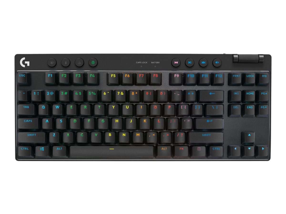 LOGITECH G PRO X TKL LIGHTSPEED Gaming Keyboard BLACK (PAN) 2.4GHZ/BT TACTILE