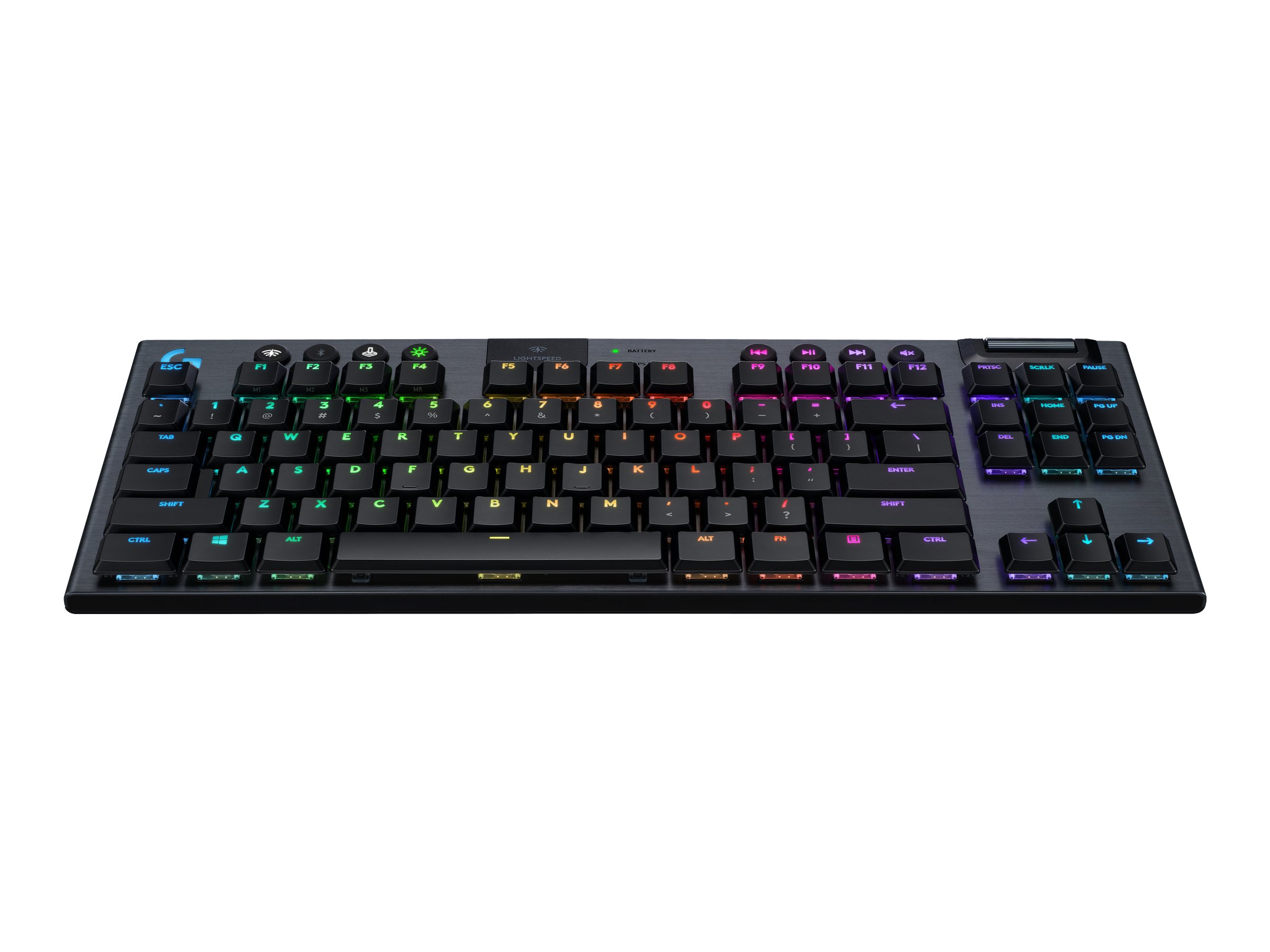 LOGITECH G915 TKL Tenkeyless LIGHTSPEED Wireless RGB Mechanical Gaming Keyboard Keyboard backlit USB Bluetooth 2.4 GHz Nordic (PAN)