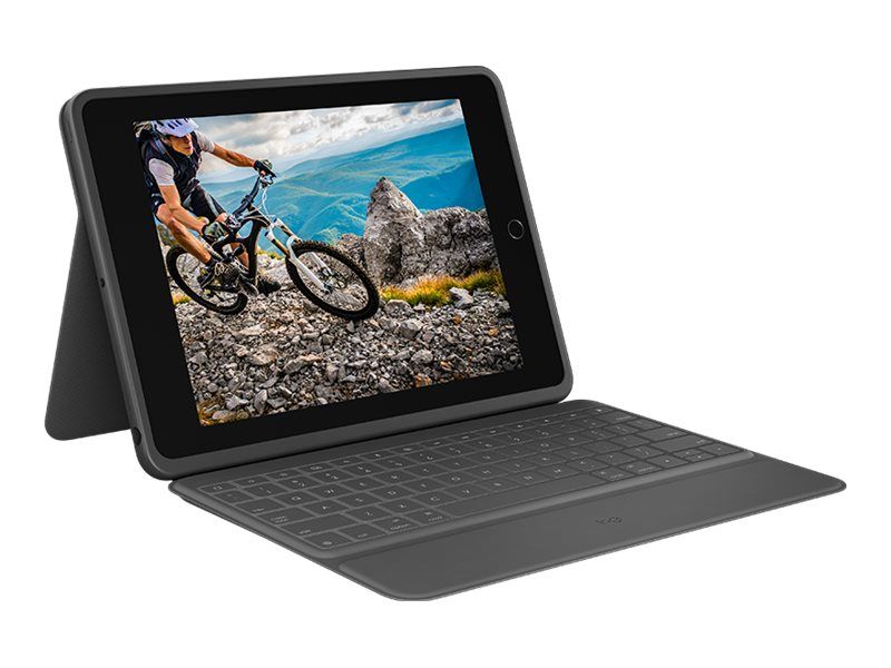 Logitech Tablet Rugged Folio Tastatur und Foliohülle