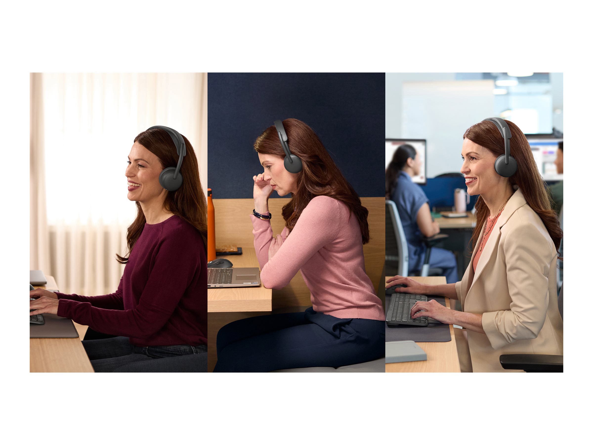 LOGITECH Zone Wireless 2 ES for B Graphite, Dongle UC