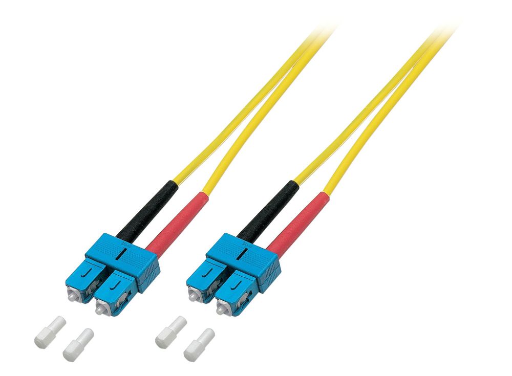 LWL-2-Faser-Patchk. 20mtr.SC-SC, 9/125u, OS2, AD=3mm