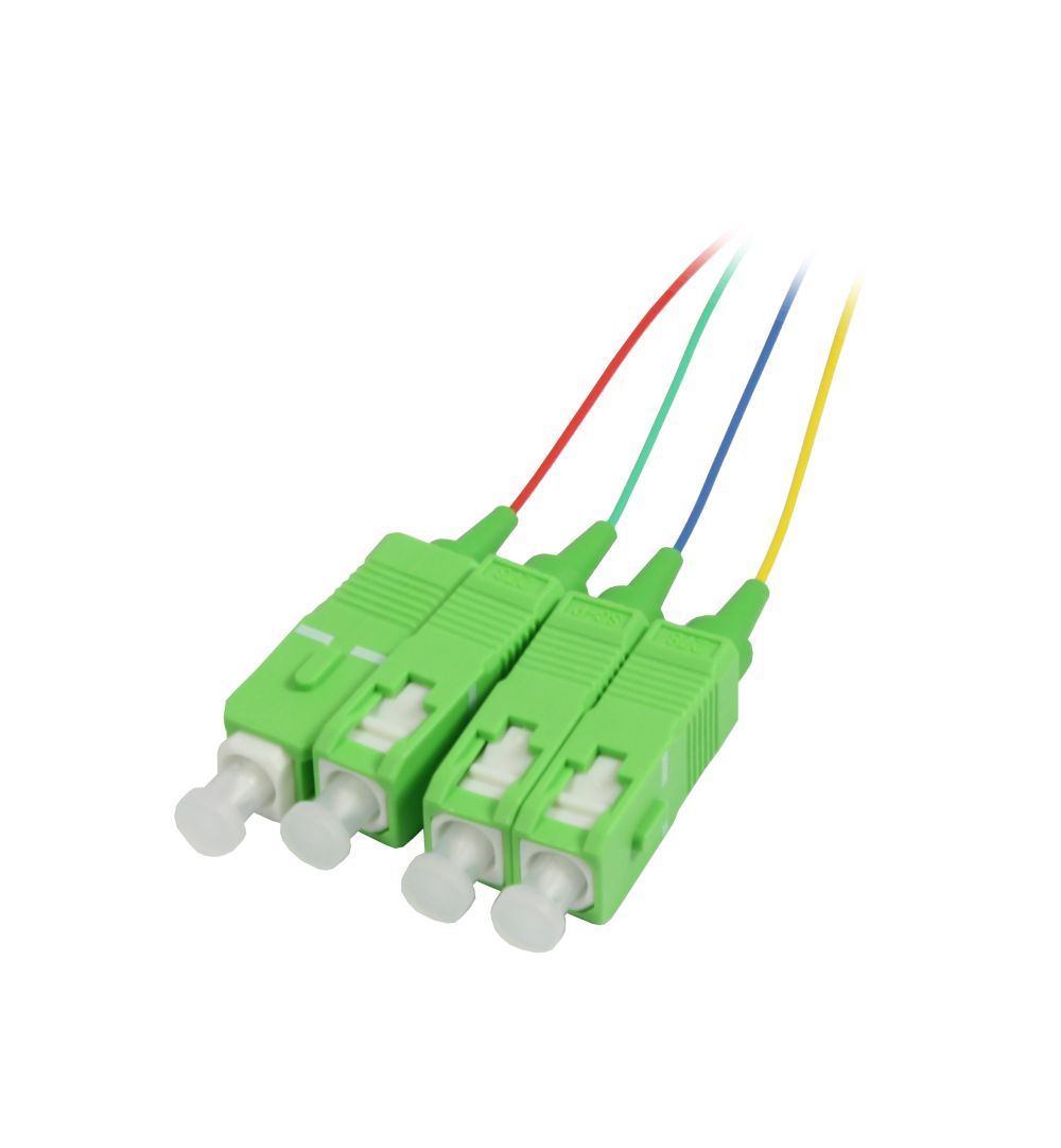 LWLKupplungSCAPCBuchseSCAPCBuchse 9125u Singlemode duplex PVC OS2 Keramikhülse mit Flansch Synergy 21