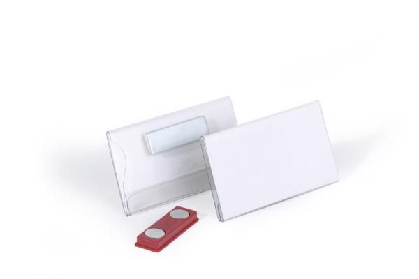 Durable Name badge 40x75 mm with magnet