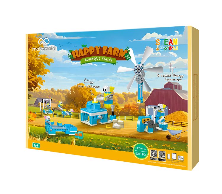Makerzoid Happy Farm Bountiful Fields for ages 6 and up