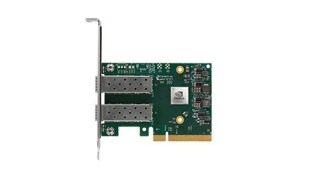 NVIDIA 25GbE, Dual-port SFP28, PCIe 4.0 x8, Tall Bracket